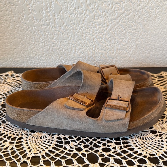 Birkenstock Taupe Arizona Sandals - Picture 8 of 13